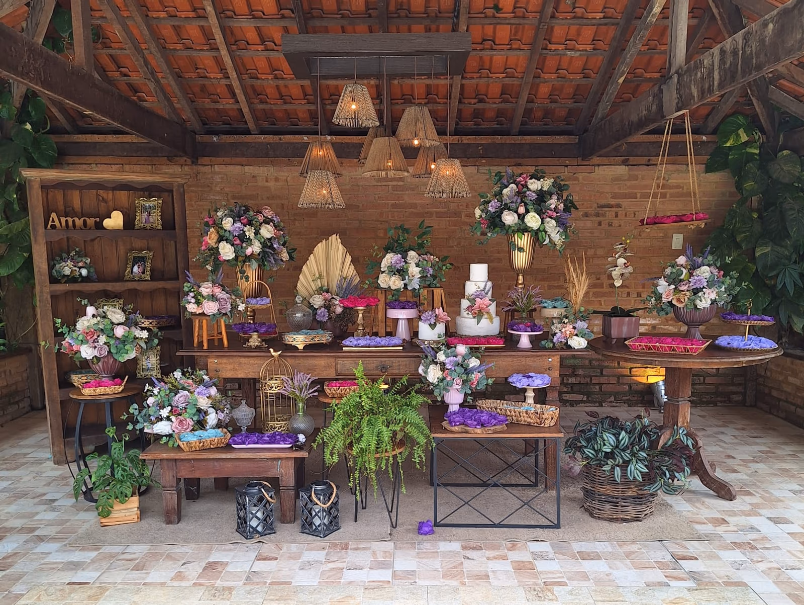 Decor tons de lilás