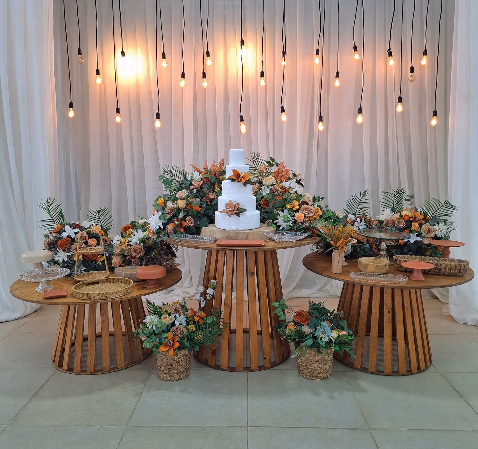 Decor Mesas Redondas Terracota