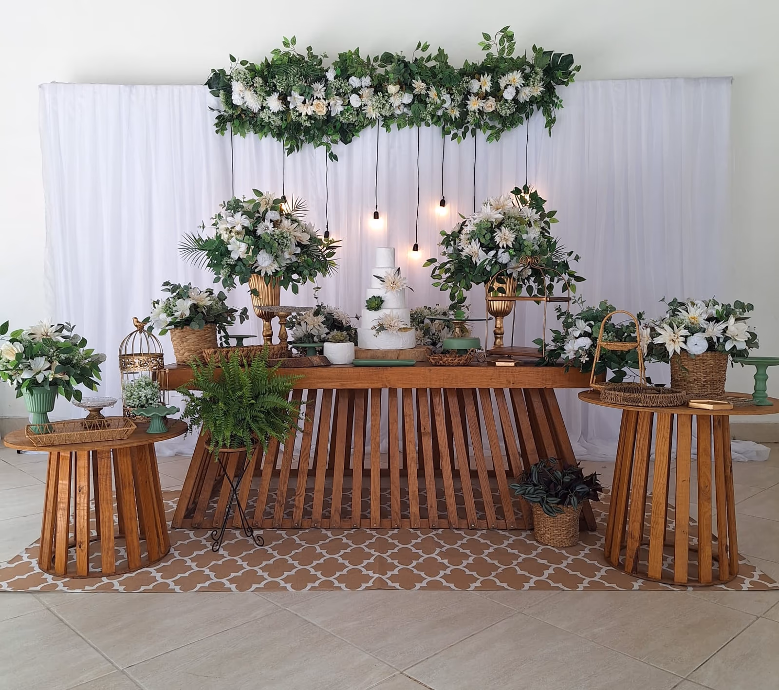 Decor Clean Flores Brancas