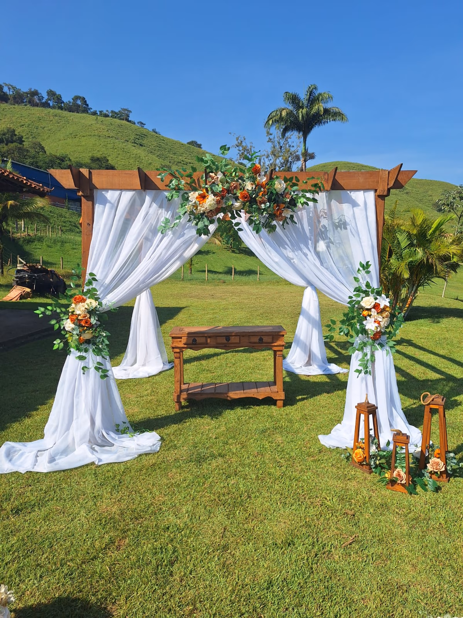 Aparador + Pergolado decorado