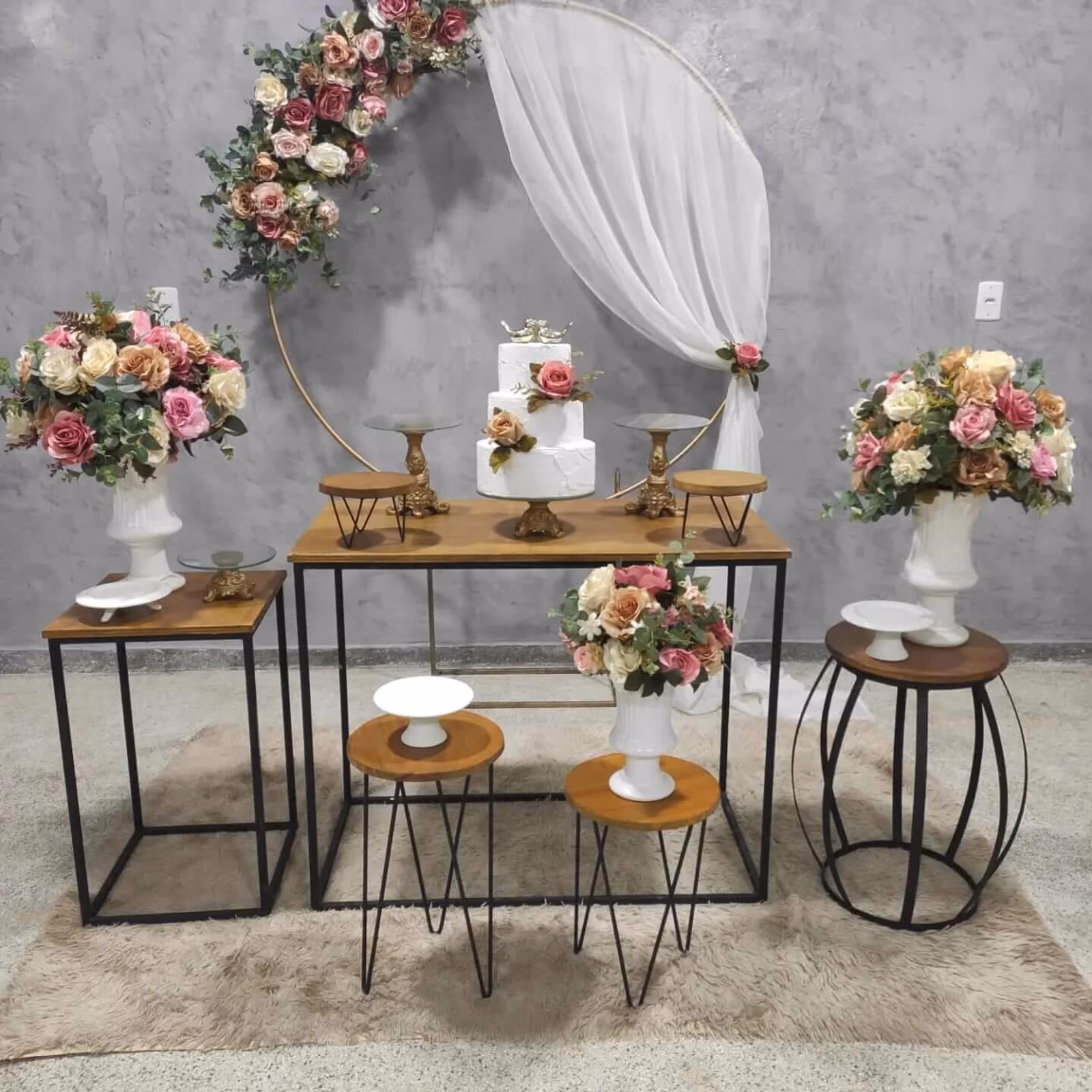 Decor Mesas de Cubo Preta